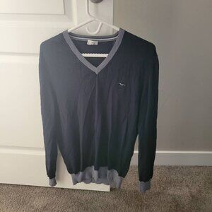 Animo Solima Women's Pullover Sweater. Dark Blue /Contrasting Trim. Size US XL.